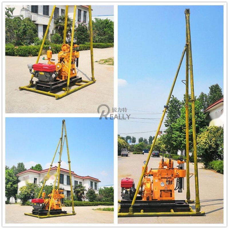 150m Hydraulic Water Drill Machine Diesel Rock Drill Bits Water Well Drilling Rig Borehole Drilling Machine for Sale