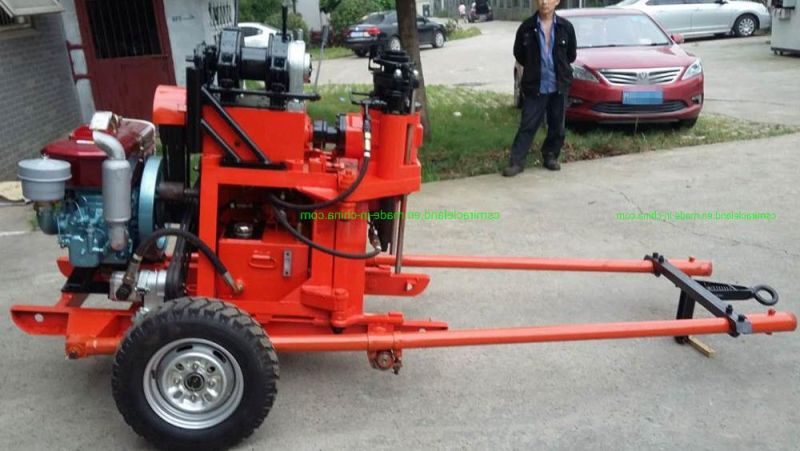 Gy-100 Wheel Mounted Geotechnical Sample Core Drilling Rig