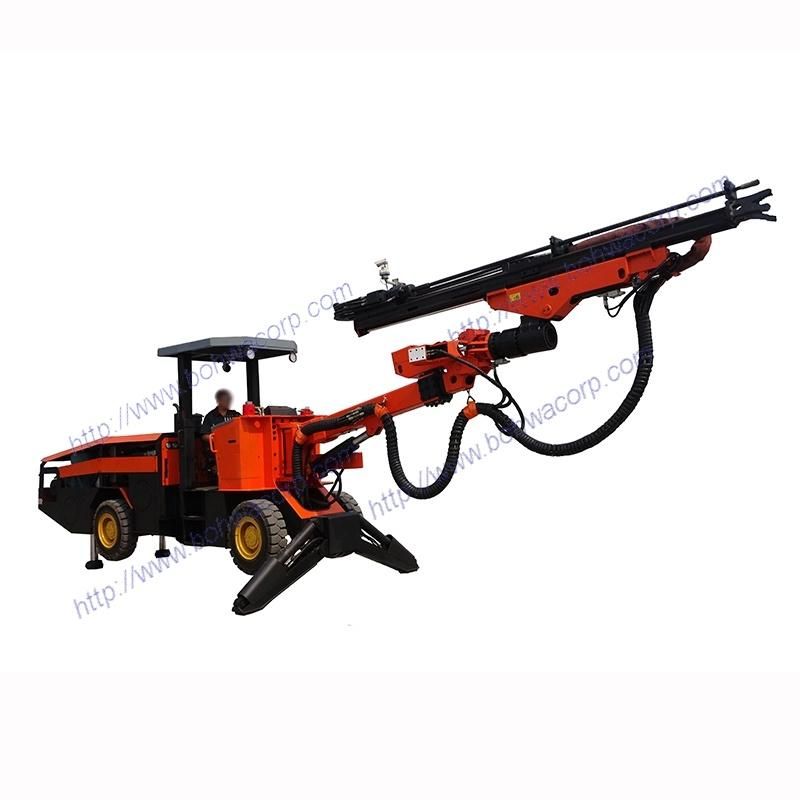 Hydraulic Single Boomer Drilling Jumbo for Mining and Hydro Blasting Borehole Drilling in Diameter 2.5m or Above