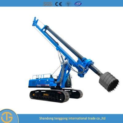 Hydraulic 55m Foundation Rotary Piling Rotary Dr-285 Auger Diesel Engine Drilling Rig