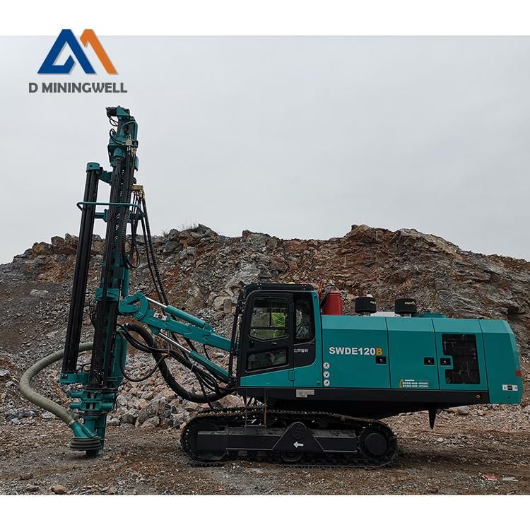 Integrated DTH Drilling Rig Blasting Hole Drilling Rig Mine Rock Drill Rig with Cab