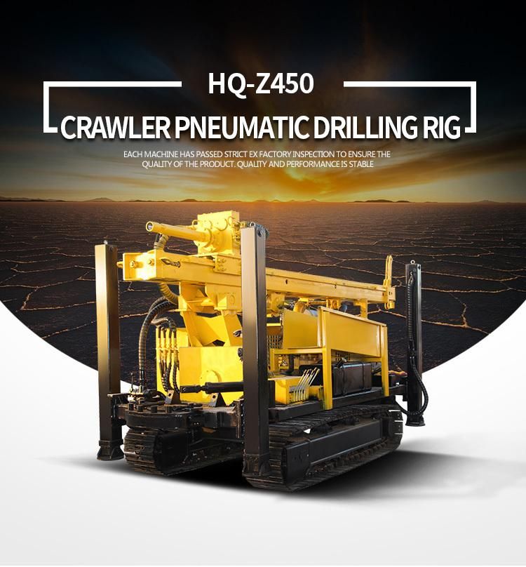 Crawler Air Type Hydraulic Water Well Drilling Machine Deep Wells Drilling Rig