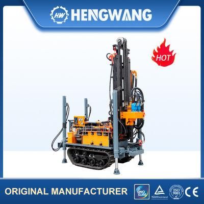 150 Meters Depth Rock Pneumatic Water Well Drilling Rig Machine