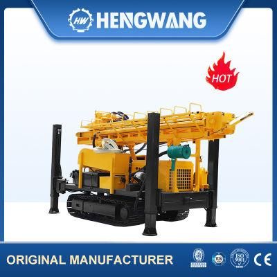 Drilling Depth 300 Meter Crawler Pneumatic Rotary Water Well Drilling Rig Machine Prices for Sale