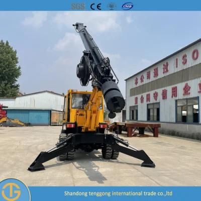 Piling Machine Price Bored Tractor Portable Drilling Rig for Sale Dl-180 Model