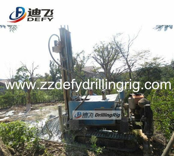 Hydraulic Pneumatic Rock Drilling Rig with Air Compressor