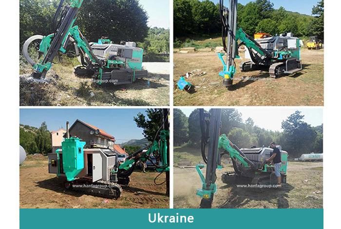 Hf038 All-in-One Hydraulic DTH Drilling Rig for Drill Rock Well