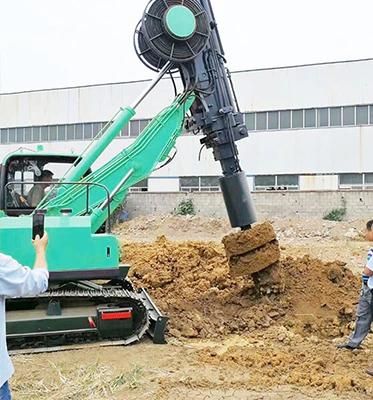 Hf360-16 18m Crawler Type Rotary Drilling Rig Borehole Drill Machine
