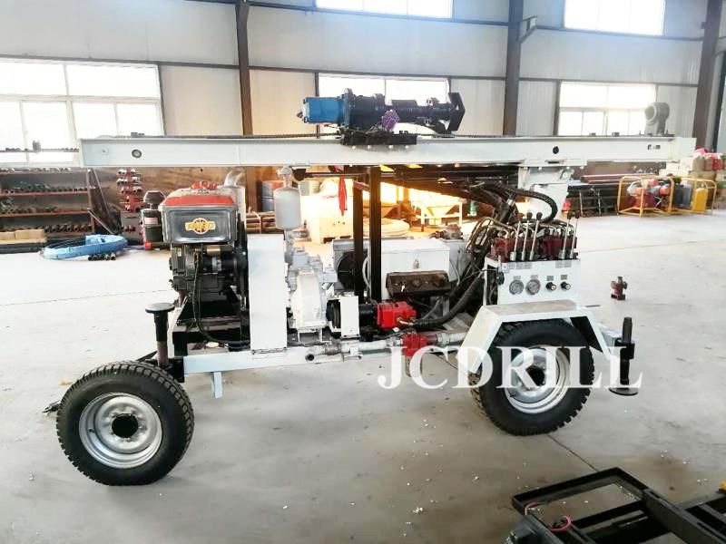 Water Well Drill Rig Trailer Mounted Versatile Drilling Machine for Water Well