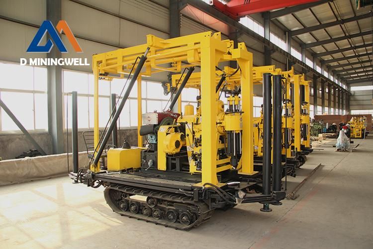Dminingwell 200 Meter Water Well Drilling Rig Model Hz-200yy with Mud Pump