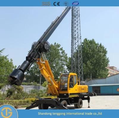 Chinese Manufacture Dl-360 1500mm Wheeled Rotary Drilling Rig with Parts