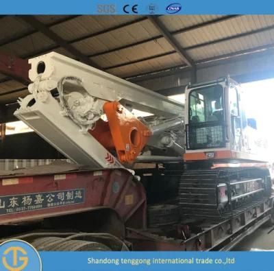 Continuous Flight Augering Cfa Type Portable Hydraulic Drilling Rig