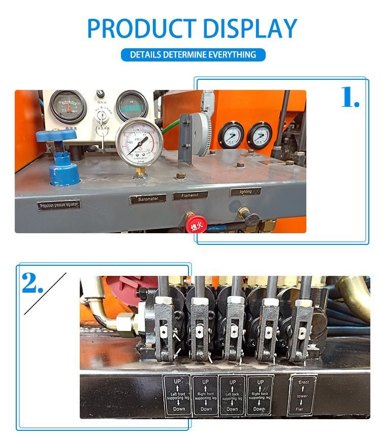 Cralwer Mounted Hydraulic Rotary Borehole Electric Motor Water Well Drilling Rig Machine