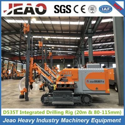 Integrated Rock Blasting Drilling Rig with Air Compressor for Mining