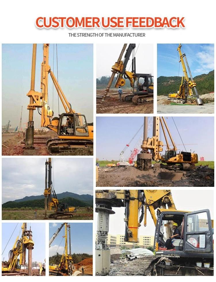 Max Drilling Diameter 2.2m Hydraulic Drilling Rig Machine