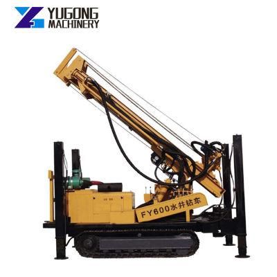 Cheap 200m Depth Bore Hole R100 Crawler Mounted DTH Water Well Drilling Rig