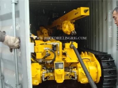 30m Depth Portable Borehole Hammer Rock DTH Drilling Rig for Sale