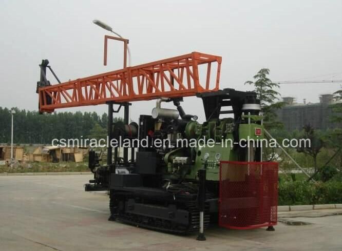 Crawler Mounted Rotary Drill Rig for Mining Exploration and Water Well Drilling