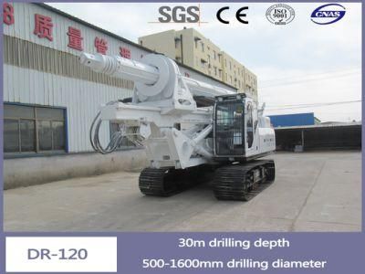 30m Diesel Crawler Belt Building Construction Drilling Rig Dr-120