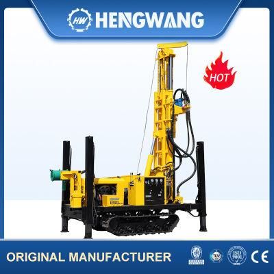 Crawler Type Pneumatic Water Well Drilling Rig 200 Meter Water Well Drilling Rig for Sale