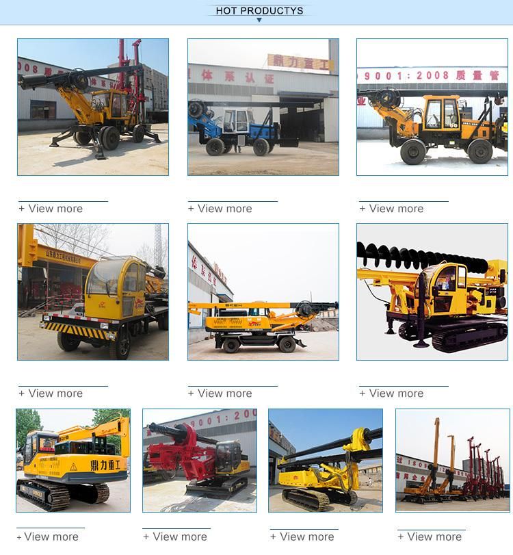 High Quality Mounted Pile Drilling Rig