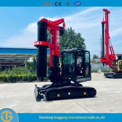 Piling Auger Machine Dr-60 Middle Oil Deep Well 20 Meters Rotary Drilling Rig