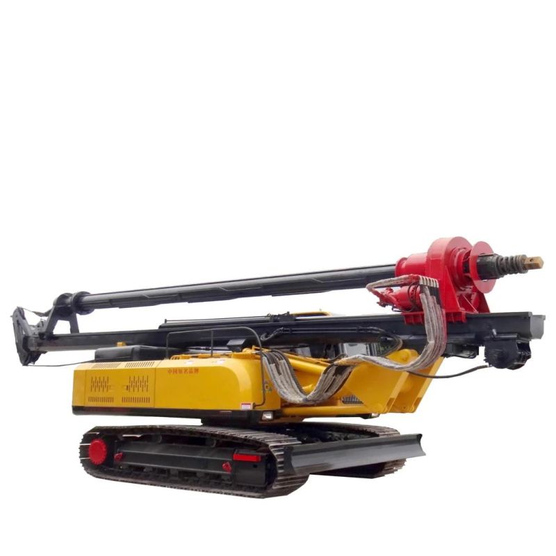 35m Crawler Hydraulic Rotary Drilling Rig Machine with Cummins Engine for Civil Construction