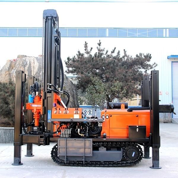 Mwx180 Steel Crawler Water Well Drilling Rigs Machine 280m Depth Undergroud Borehole Drilling Rig