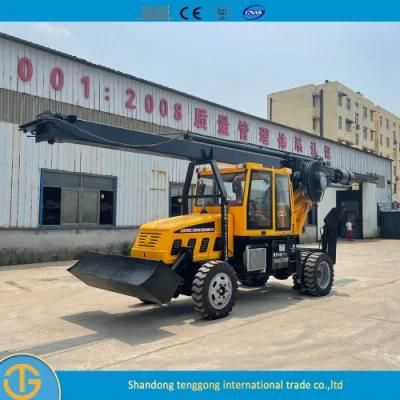 Rotary Bored Tractor Portable Deep Well Oil Crawler Surface Drilling Rig for Sale Dl-180 Model