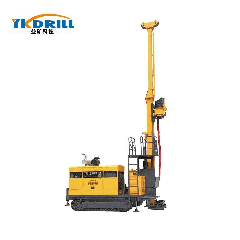 600m High Power Portable Mining Hard Rock Hammer Drilling Rig Crawler Diesel Hydraulic Deep Water Well Drilling Rig for Sale