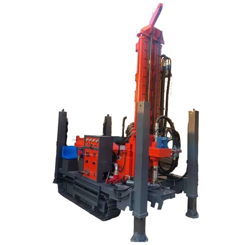 Top Drive Crawler 180m Water Well Drilling Rig