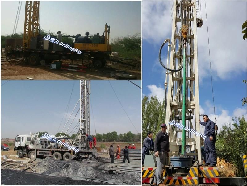 400m Dft-400 Trailer Mounted Water Well Drilling Rig Price