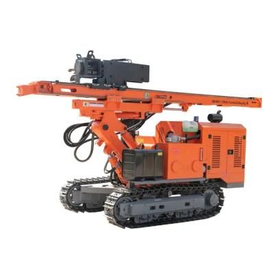 Solar Crawler Hydraulic Pile Driver Machine