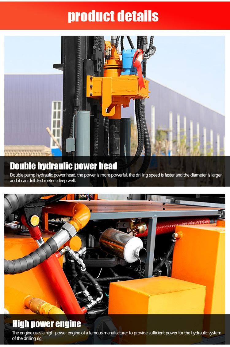 Factory Price Crawler Small Water Well Drilling Rigs for Sale