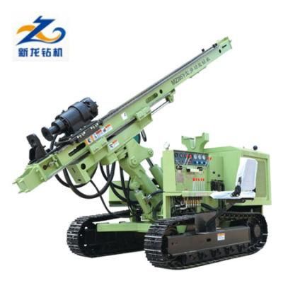 Mz385 PV Solar Pile Post Drill Machine Crawler Mounted Screw and DTH Drilling Rig