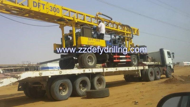 Large Diameter Trailer Mounted Borehole Water Drilling Machine Price