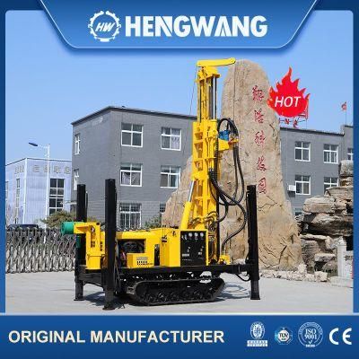 Yellow Steel Crawler Drilling Rig with Air Compressure
