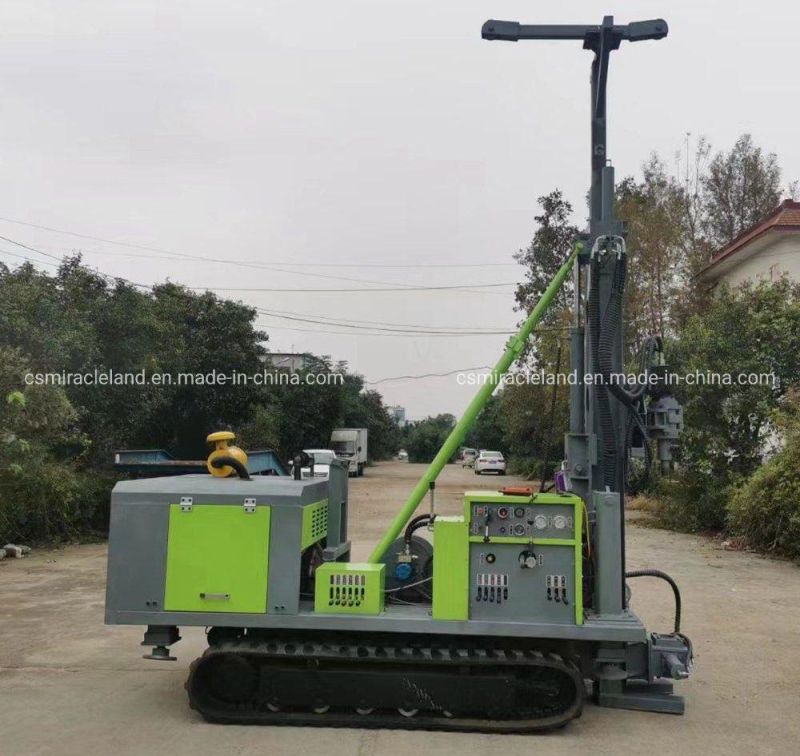 Crawler Full Hydraulic Rotary Head Geotechnical Samples Investigation Wireline Core Drilling Machine