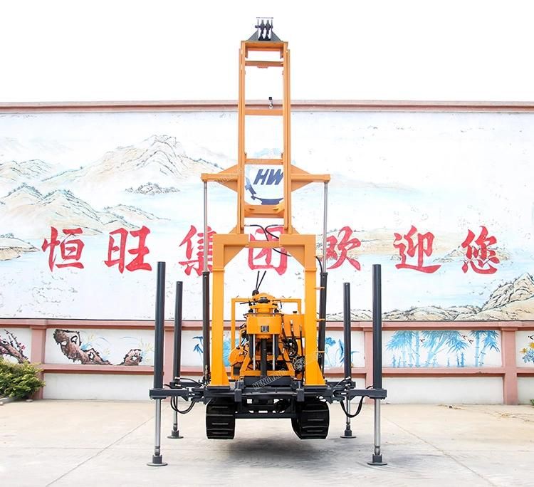 China Portable Hw230 200 Meter Hydraulic Water Well Drilling Rig Price
