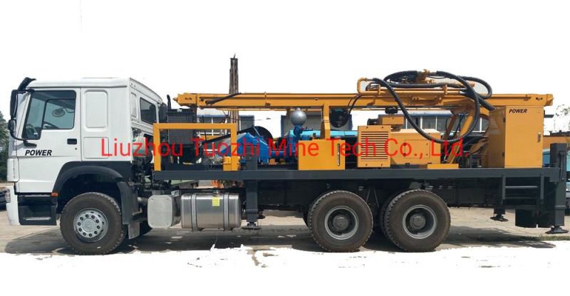 500m Top Drive Truck Mounted Water Well Drilling Rig