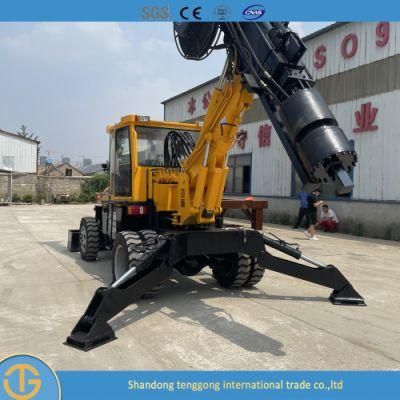 Drilling Rigs Hydraulic Micro Tractor Portable Small Drilling Rig for Sale Dl-180 Model