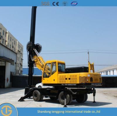 Hydraulic Bored Drop Hammer Piling Equipment Drilling Rig Light