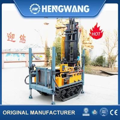 Hot Sell 160m Pneumatic Water Well Drill Rig with 73kw Engine Power