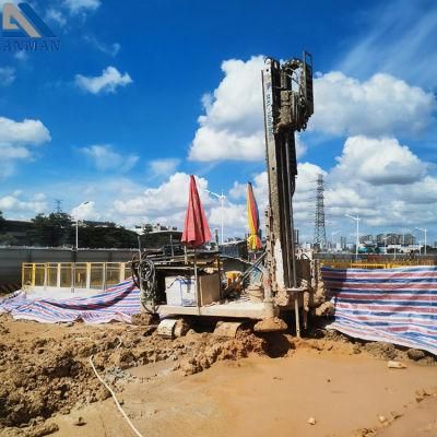 All Hydraulic Well Designed High Efficiency Deep Foundation Borehole Rig