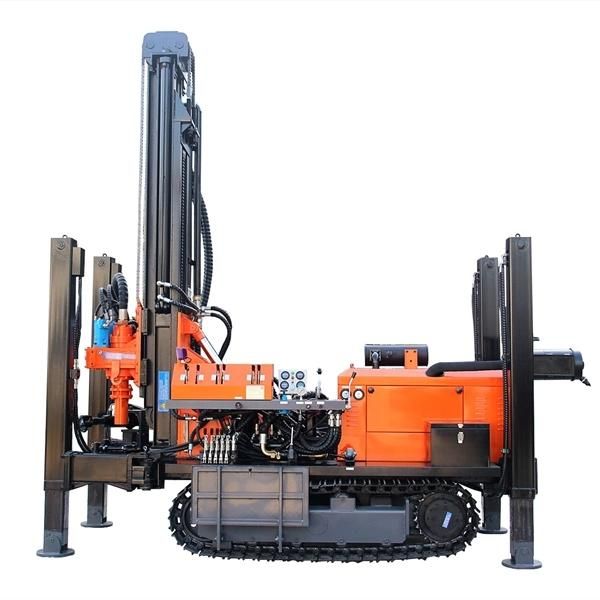 Mwx180 Steel Crawler Water Well Drilling Rigs Machine 280m Depth Undergroud Borehole Drilling Rig