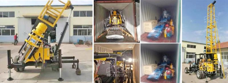 Most Popular Easy-Moving 400m Trailer Borehole Drilling Equipment