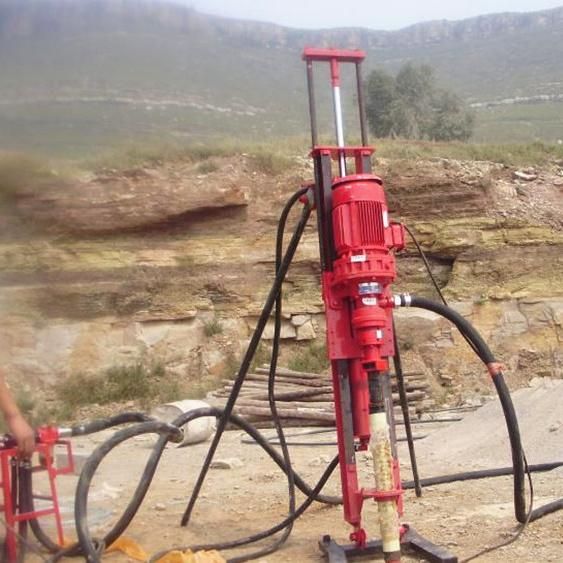 Hot 20m Borehole DTH Hard Rock Mining Rig Quarry Blasting Drilling Machine