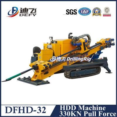 Dfhd-32 32ton Pull Force HDD Rig Directional Trenchless Drilling Machine