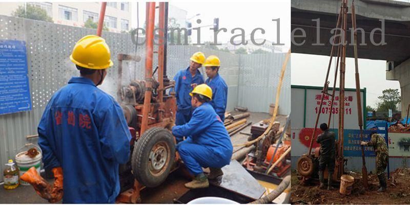 Gy-100 Wheel Mounted Geotechnical Sample Core Drilling Rig