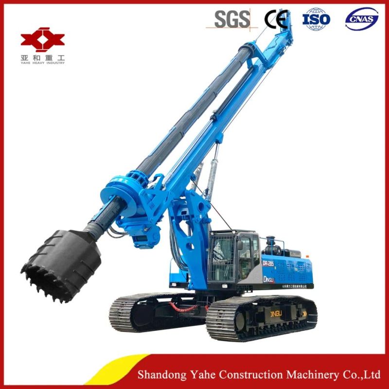 60-80m Depth Small Wheel Excavator Rotary Drilling Rig Dr-285 with Ce/ISO Certification